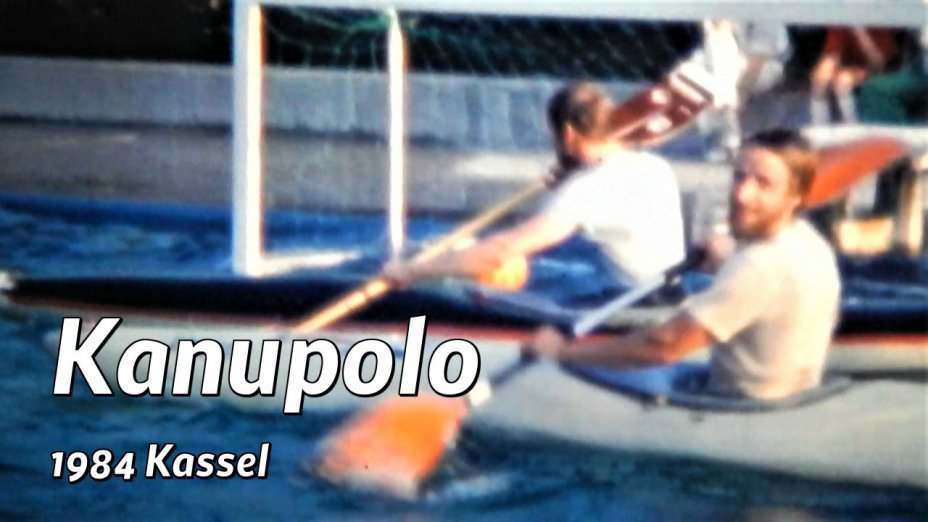 Kanupolo in Kassel, Zissel 1984, Waldschwimmbad Fuldatal-Iringhausen und 1985 Hannover-Limmer Großfeldspiel.